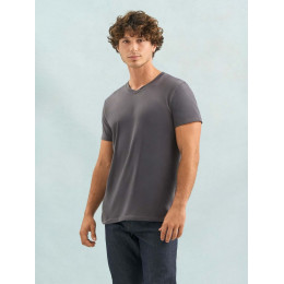 Футболка унисекс Regent с V-образным вырезом, кобальт (темно-синяя)