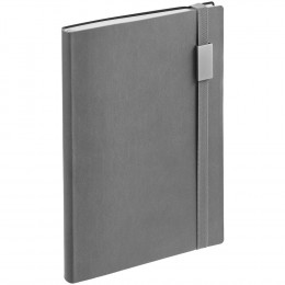 Ежедневник Vivian Metal, недатированный, серый