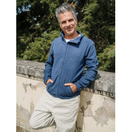 Куртка флисовая мужская Helsinki, ярко-синяя