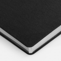 Ежедневник Petrus, недатированный, черный с серебром