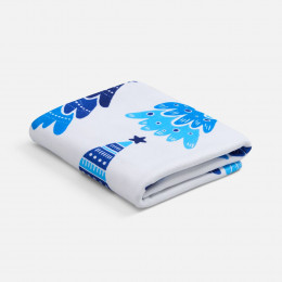 Флисовый плед Imaginario, синий