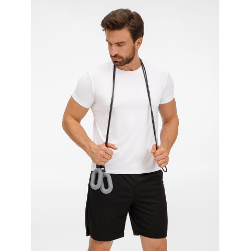 Мультифункциональная скакалка с эспандером Multi McFly, серая