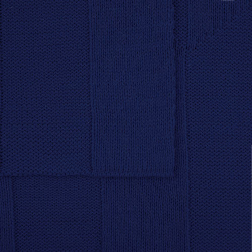 Плед Rombus, темно-синий (сапфир)