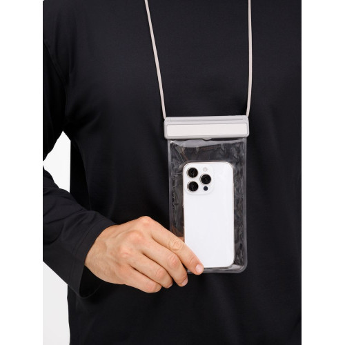 Водонепроницаемый чехол для телефона Aqualock, серый