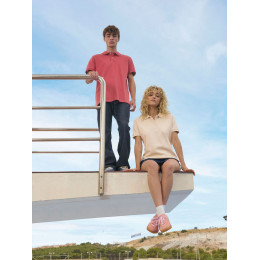 Рубашка поло женская Pacific Women, серый меланж