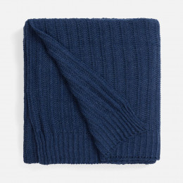 Плед Termoment, синий меланж