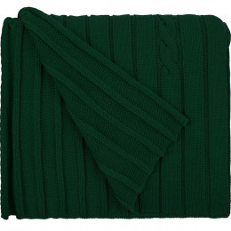 Плед Tressa, темно-зеленый