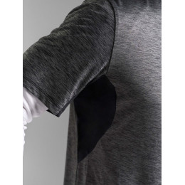 Футболка спортивная унисекс Storm, темно-синий меланж