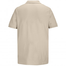 Рубашка поло унисекс Pacific, бежевая (льняная)