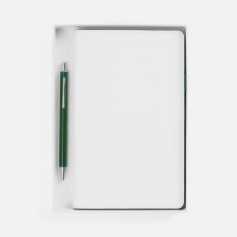 Набор White Shall, бело-зеленый