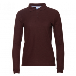 Рубашка поло женская STAN длинный рукав хлопок/полиэстер 185, 04SW