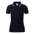 Рубашка поло женская STAN с окантовкой хлопок/полиэстер 185, 04BK