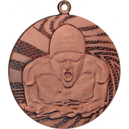Медаль Плавание MMC1640/B (40) G-2мм