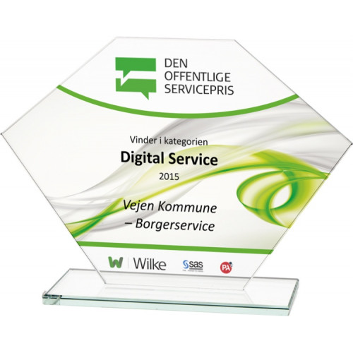 Награда стеклянная (сувенир) GS503-13 13см (5мм)