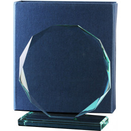 Награда стеклянная (сувенир) 80611 (15см) футляр в комплекте